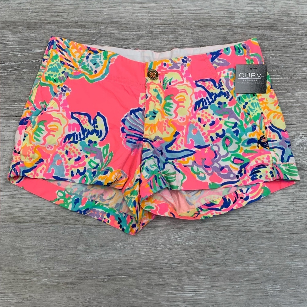 Lilly Pulitzer Colorful Cotton Shorts.  Size 00